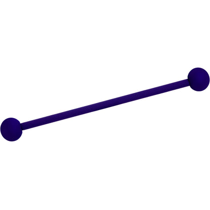 14G Natty Navy Blue Matte Industrial Barbell 38mm