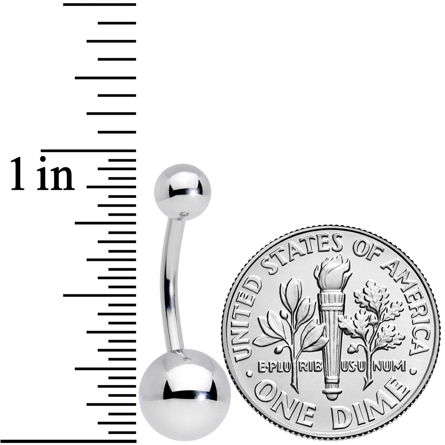 Simply Stylish Internally Threaded Belly Ring