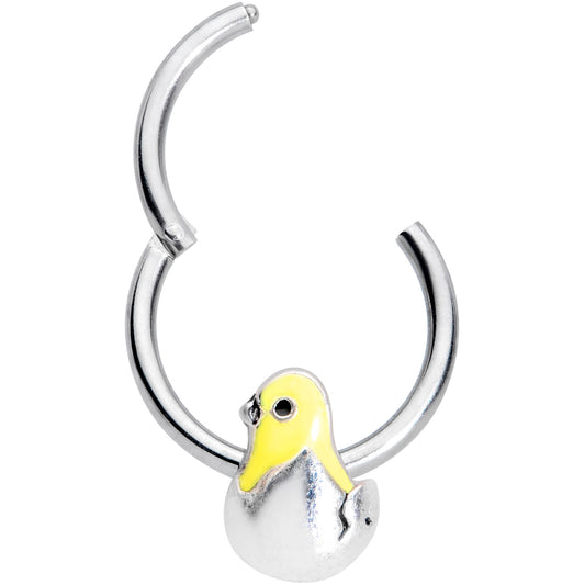 16G 3/8 Hatching Easter Chick Hinged Segment Ring
