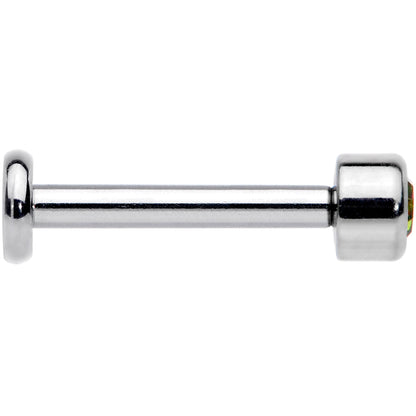 16G 5/16 Vitrail Gem Grade 23 Titanium Internally Threaded Labret
