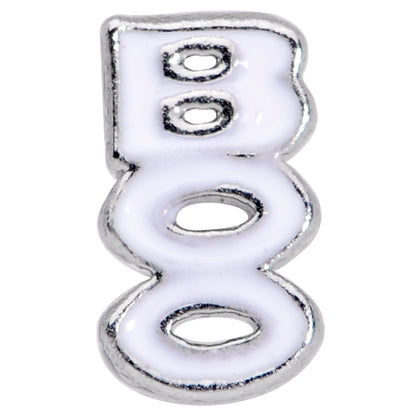20G 5/16 White Boo Halloween Nose Bone