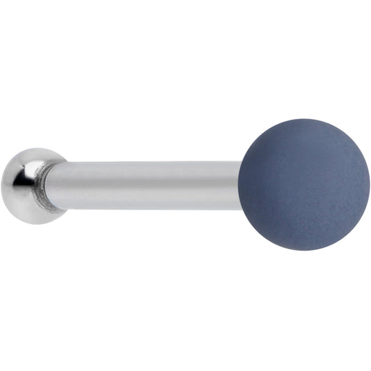 20G 1/4 Grey Matte 2mm Nose Bone