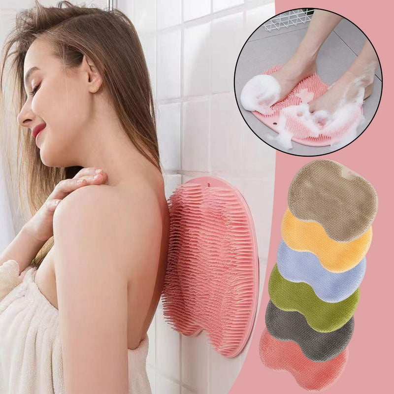 Massage Bath Brush Silicone Foot Rub Pad