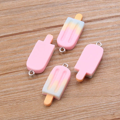 DIY Resin Gradient Popsicle Stick Pendant