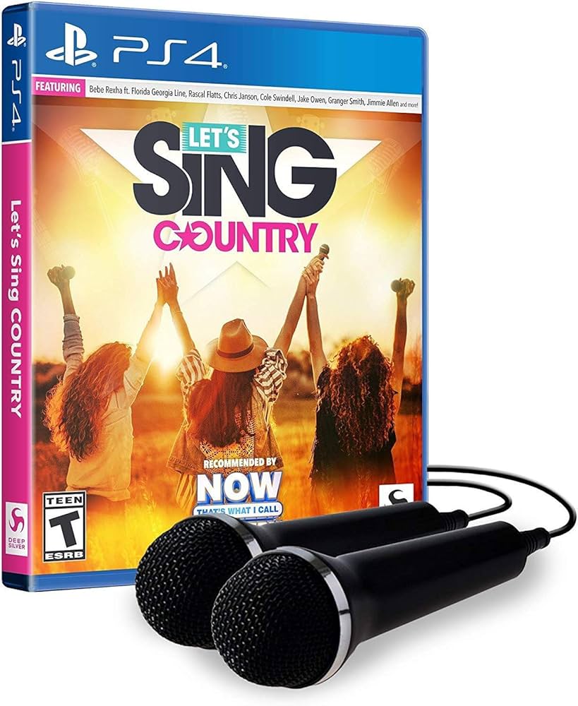 Let's Sing Country - 2 Mic Bundle (PlayStation 4)