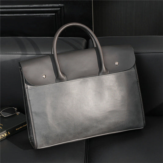 Korean Style Large Capacity Shoulder Briefcase