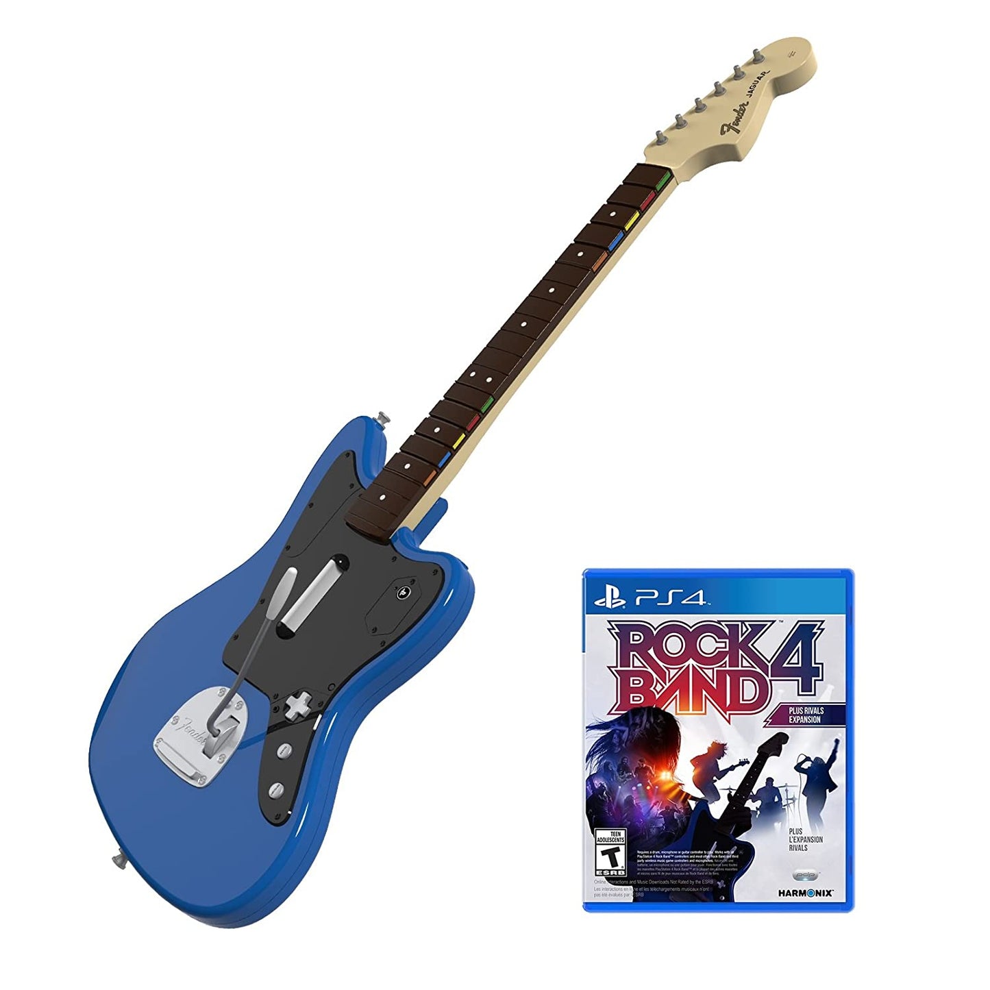 Rock Band Rivals Wireless Fender Jaguar Bundle (Playstation 4)