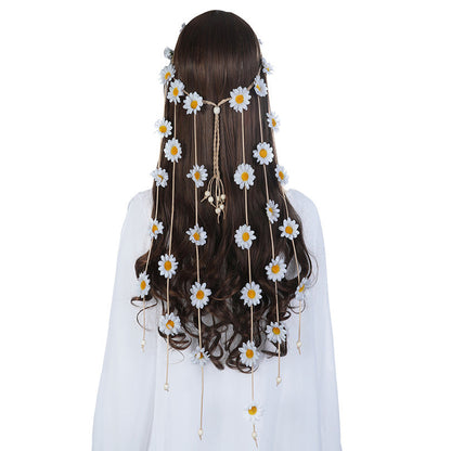 Bohemian Daisy Flower Headband
