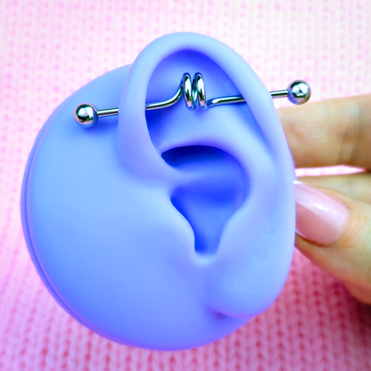14G Spiral Center Project Barbell 40mm