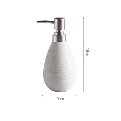 Bathroom Ceramic Shower Gel Lotion Bottle