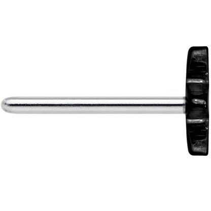 Implant Grade 23 Titanium Black Star Threadless Push In Top