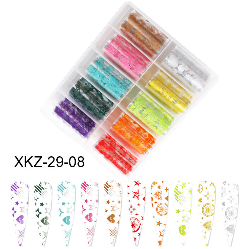 Butterfly Laser Star Nail Transfer Paper