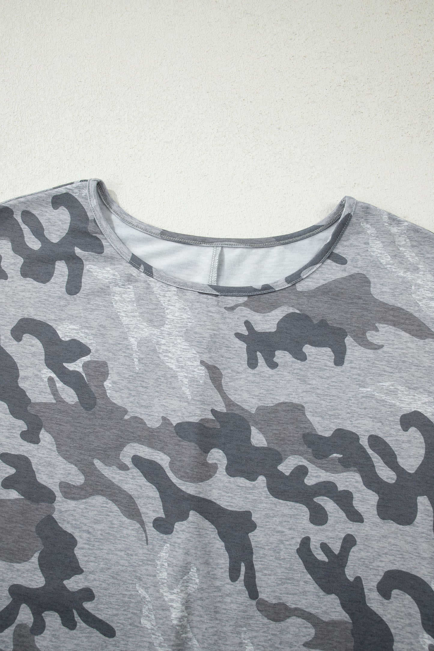 Camouflage Round Neck T-Shirt