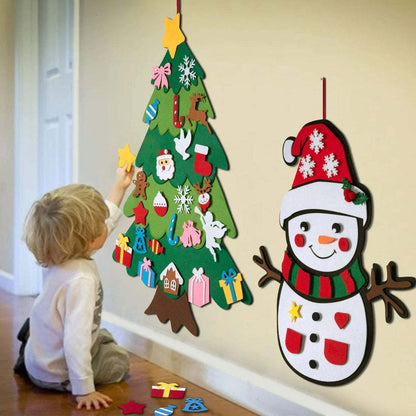 DIY Felt 3D Christmas Tree Decor