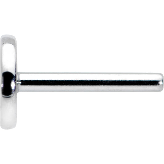 20G 1/4 G23 Titanium Threadless Post Only Labret Tragus Nose