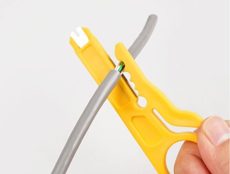 Network Crimper & Cable Stripper: RJ45 Tool