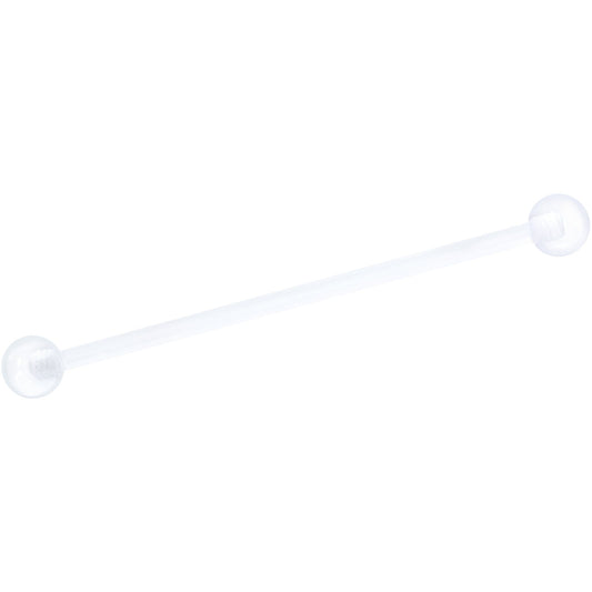 14G Gold Tone Spike UV Ladybug Industrial Barbell 38mm Set of 3
