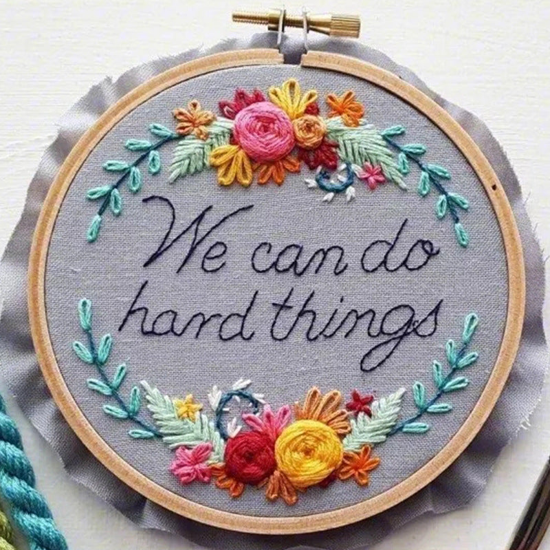 DIY handmade embroidery material package