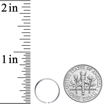 20G 7/16 Grade 23 Titanium Bendable Hoop Ring