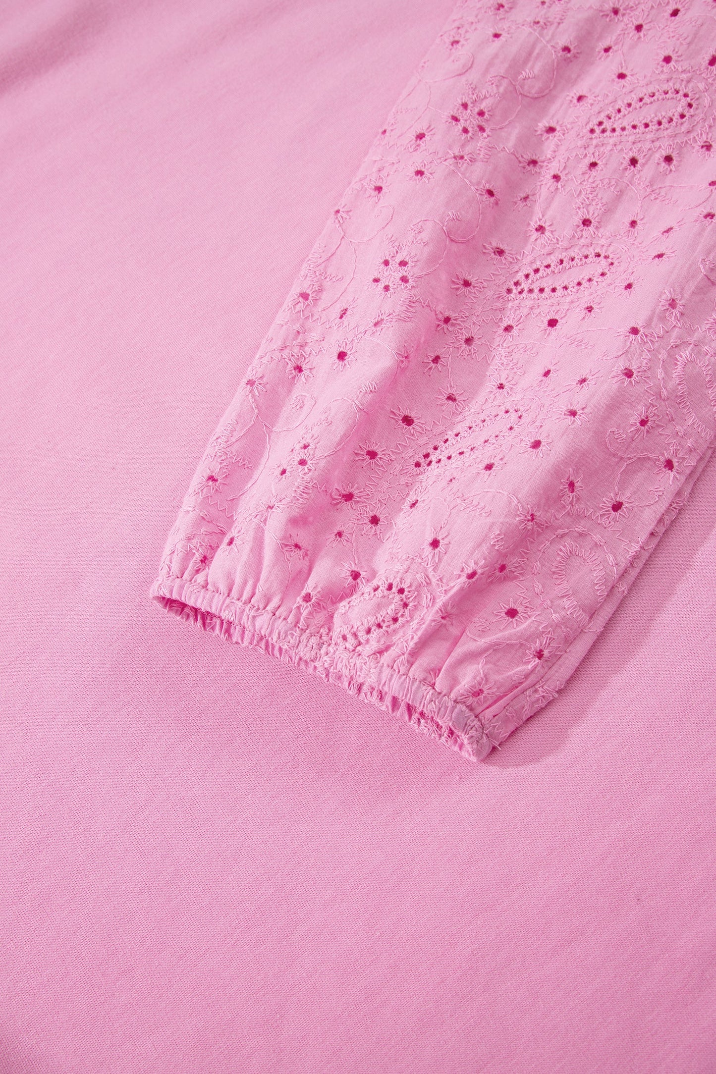 Paisley Broderie Anglaise Heart Patchwork Top