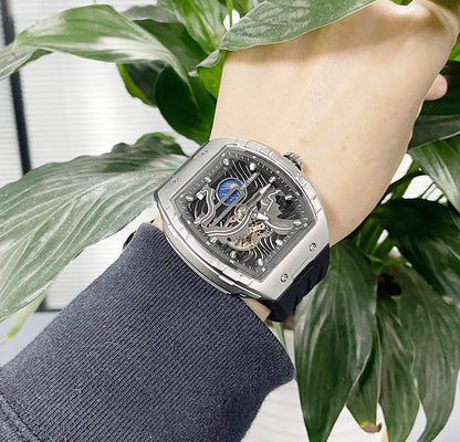 Men's Luminous Waterproof Skeleton Watch