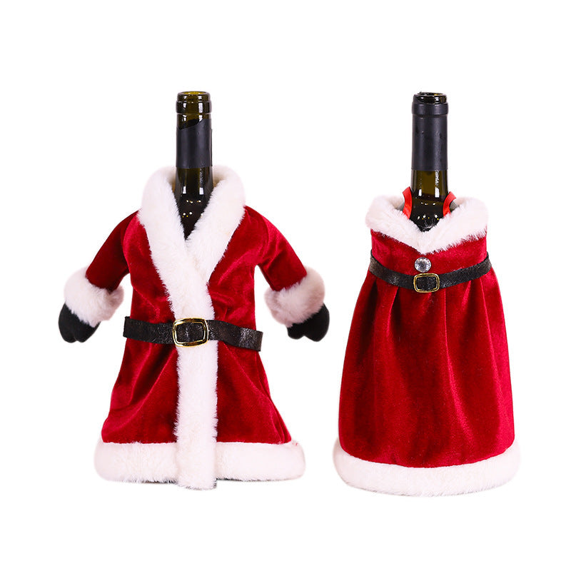 Christmas Wine Bottle Socks Decor