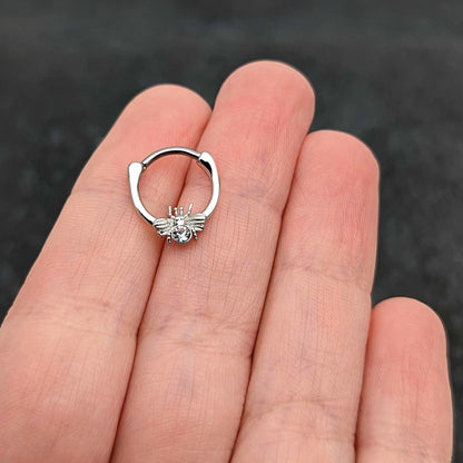 16G 5/16 Clear Gem Ultra Fly Cartilage Clicker