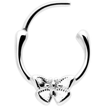 16G 5/16 Simple Textured Butterfly Cartilage Clicker