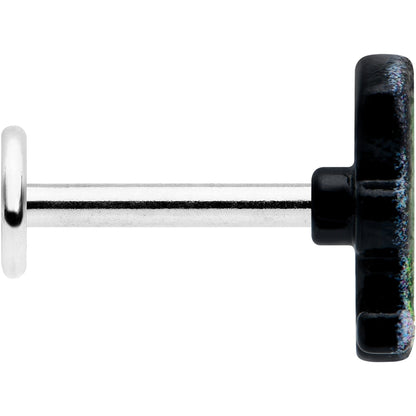 16G 5/16 Frankenstein Head Green Glow in the Dark Labret Tragus