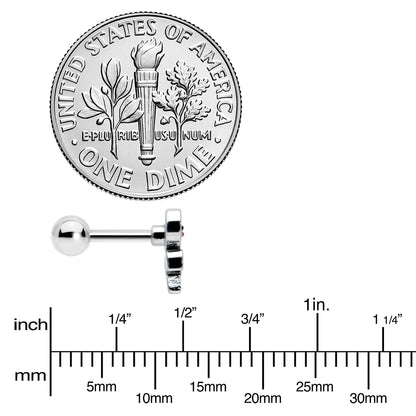 16G 1/4 Sweet Happy Heart Lollipop Cartilage Tragus Earring