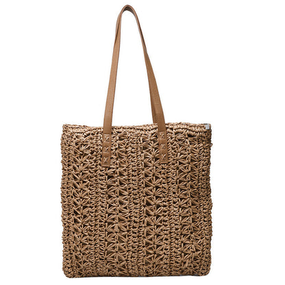 Summer Beach Straw Woven Crossbody Bag