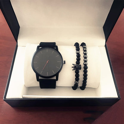 Men's Casual Quartz Watch Frosted Belt Bracelet