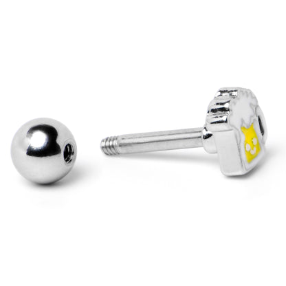 16G 1/4 Sweet Happy Beer St Patricks Cartilage Tragus Earring