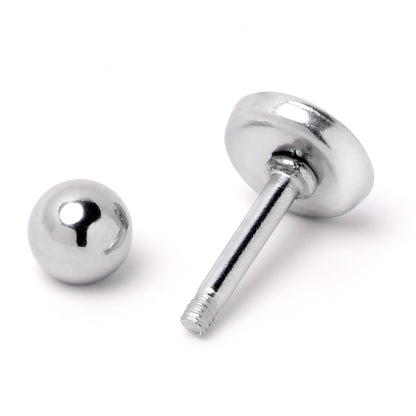 16G 1/4 Heart Flag Patriotic Cartilage Tragus Earring