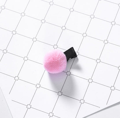 Korean Candy-Colored Hair Ball Hair Tie