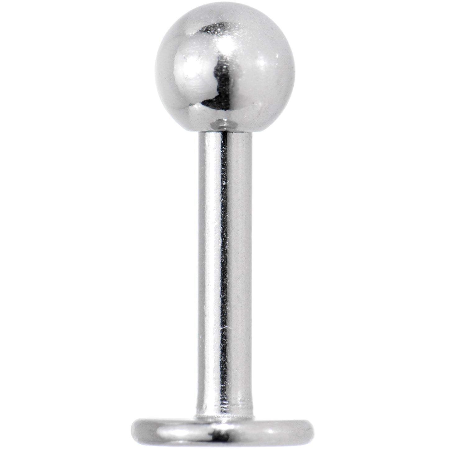 Silver BALL Labret Body Jewelry