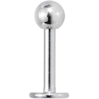 Silver BALL Labret Body Jewelry