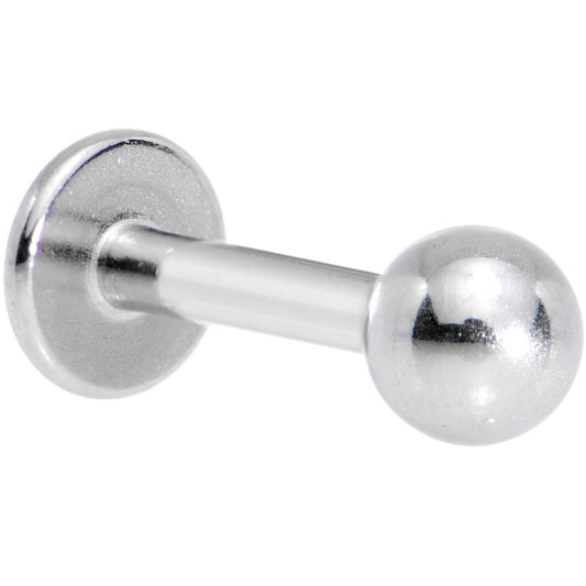 Silver BALL Labret Body Jewelry