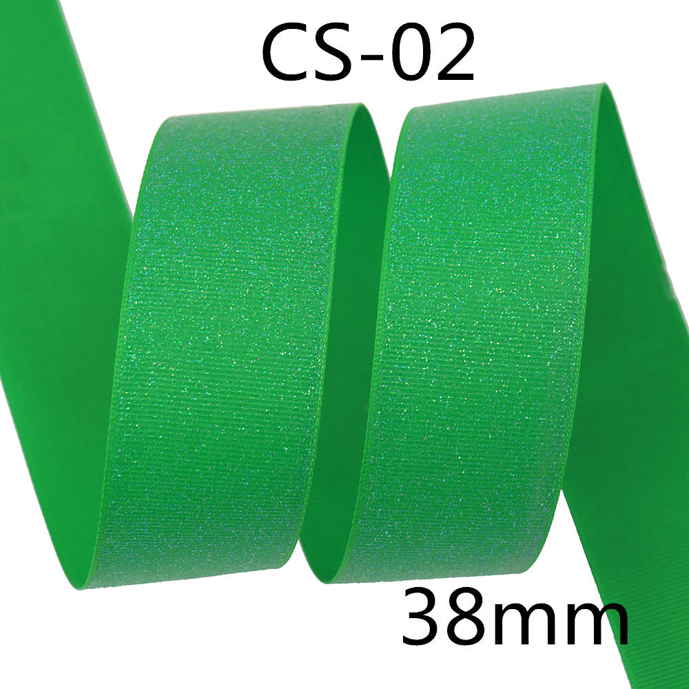 Glitter Silk Ribbon for Gift Wrapping