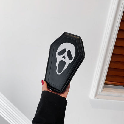 Halloween Coffin Bag Retro Coin Purse