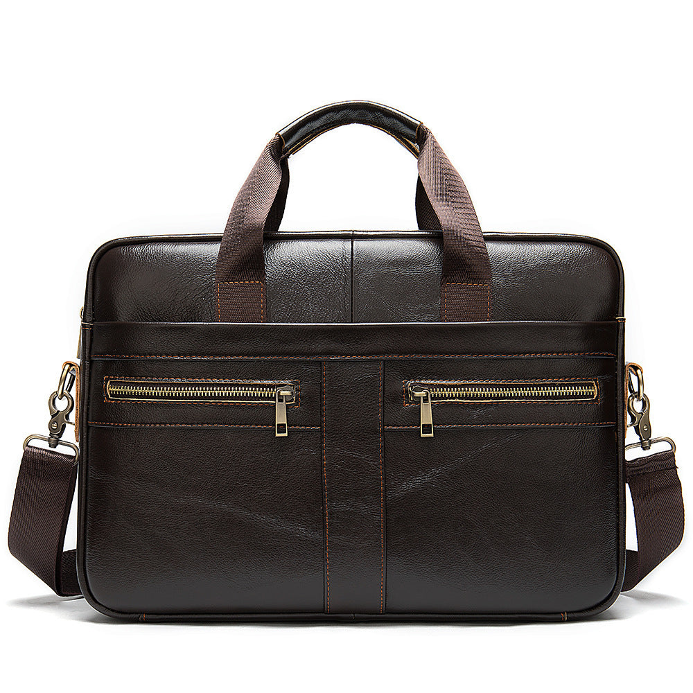Men's Leather Business Briefcase