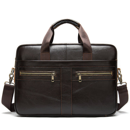 Men's Leather Business Briefcase