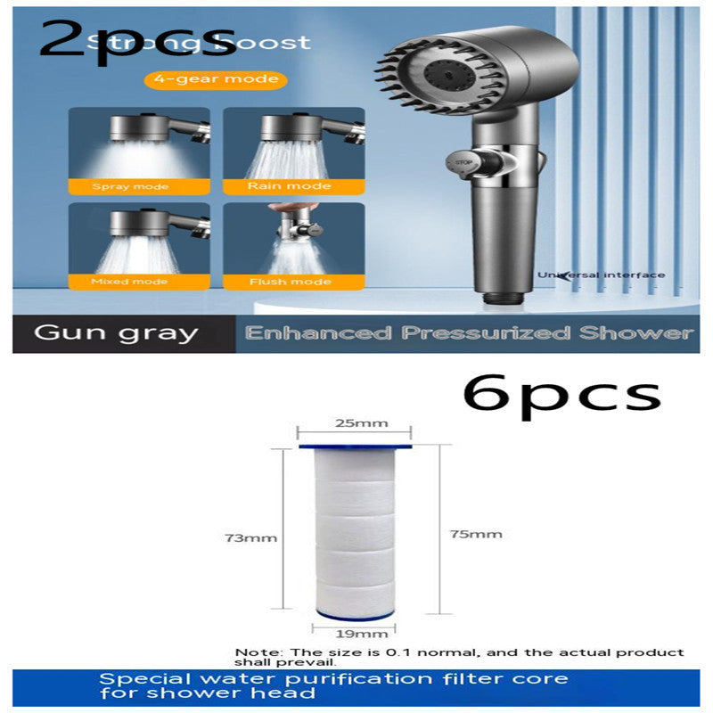 Adjustable Supercharged Shower Head