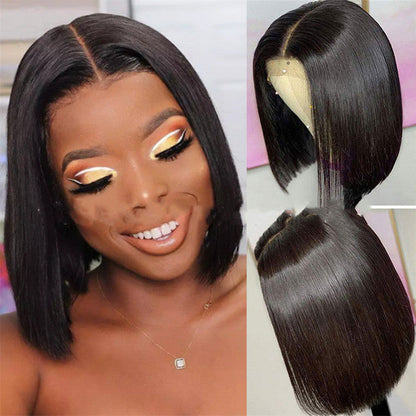 Mid-Point Short Wave Chemical Fiber Hair Wig