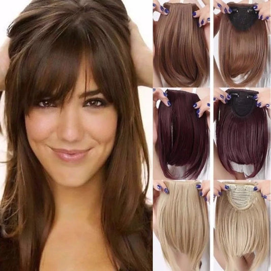 Synthetic Fake Hair Bangs
