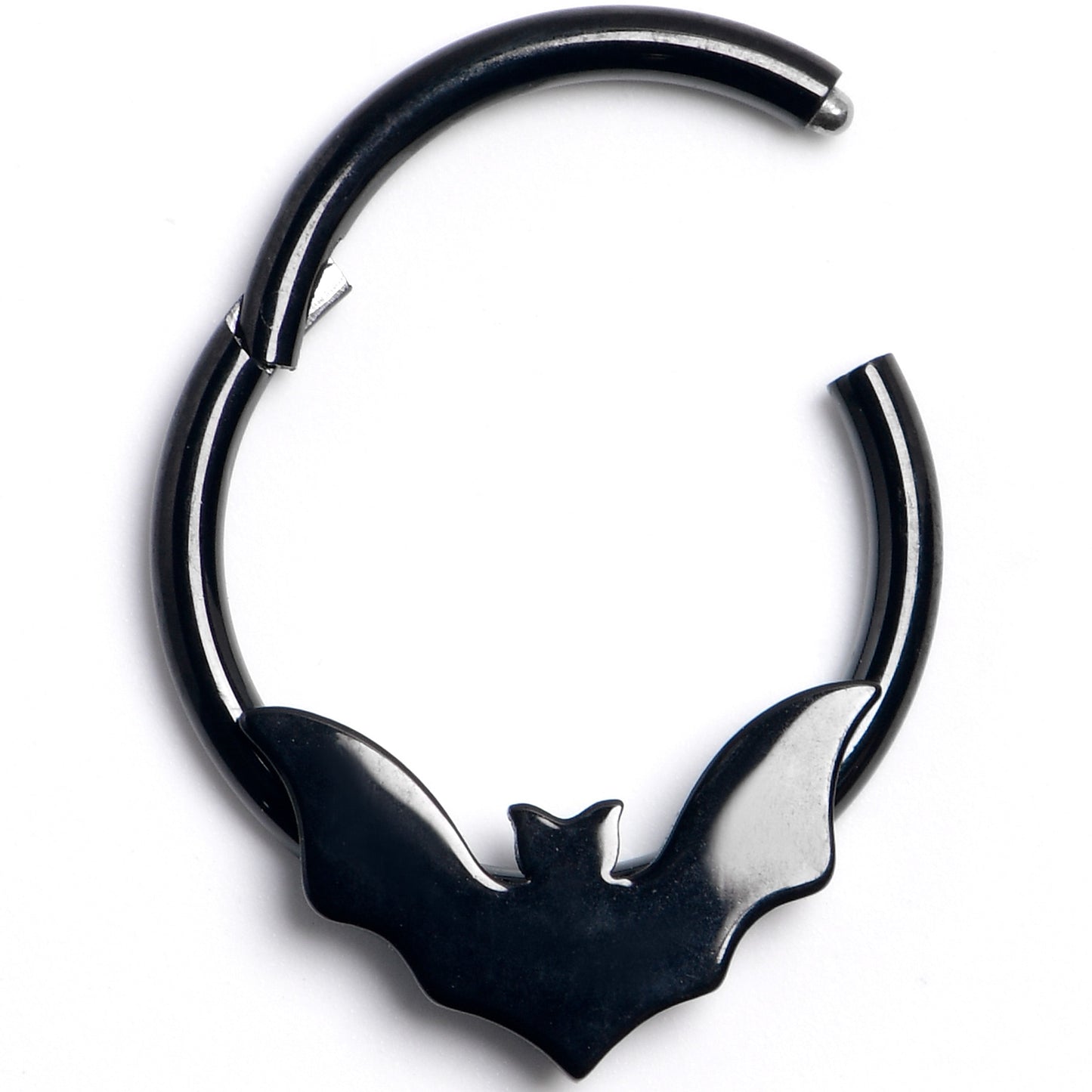 16G 3/8 Black Bat Precision Hinged Segment Ring