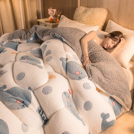 Thick Winter Quilt Core Single Double