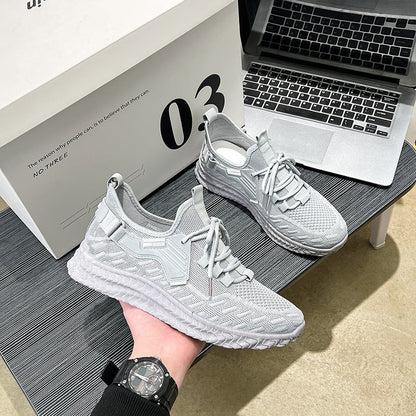 Men's Mesh Breathable Flyknit Running Shoes