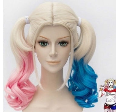 Harley Quinn Gradient Cosplay Wig