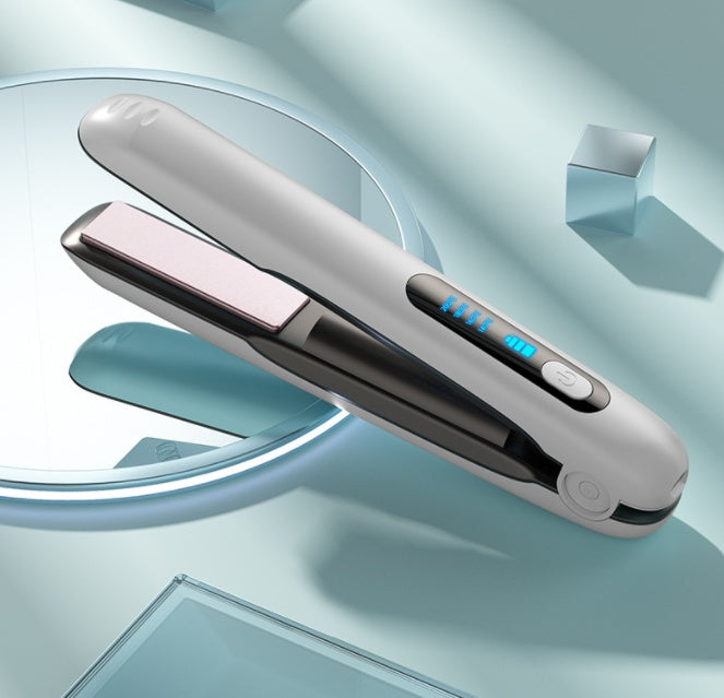 Portable Wireless 2-in-1 Hair Straightener & Curler